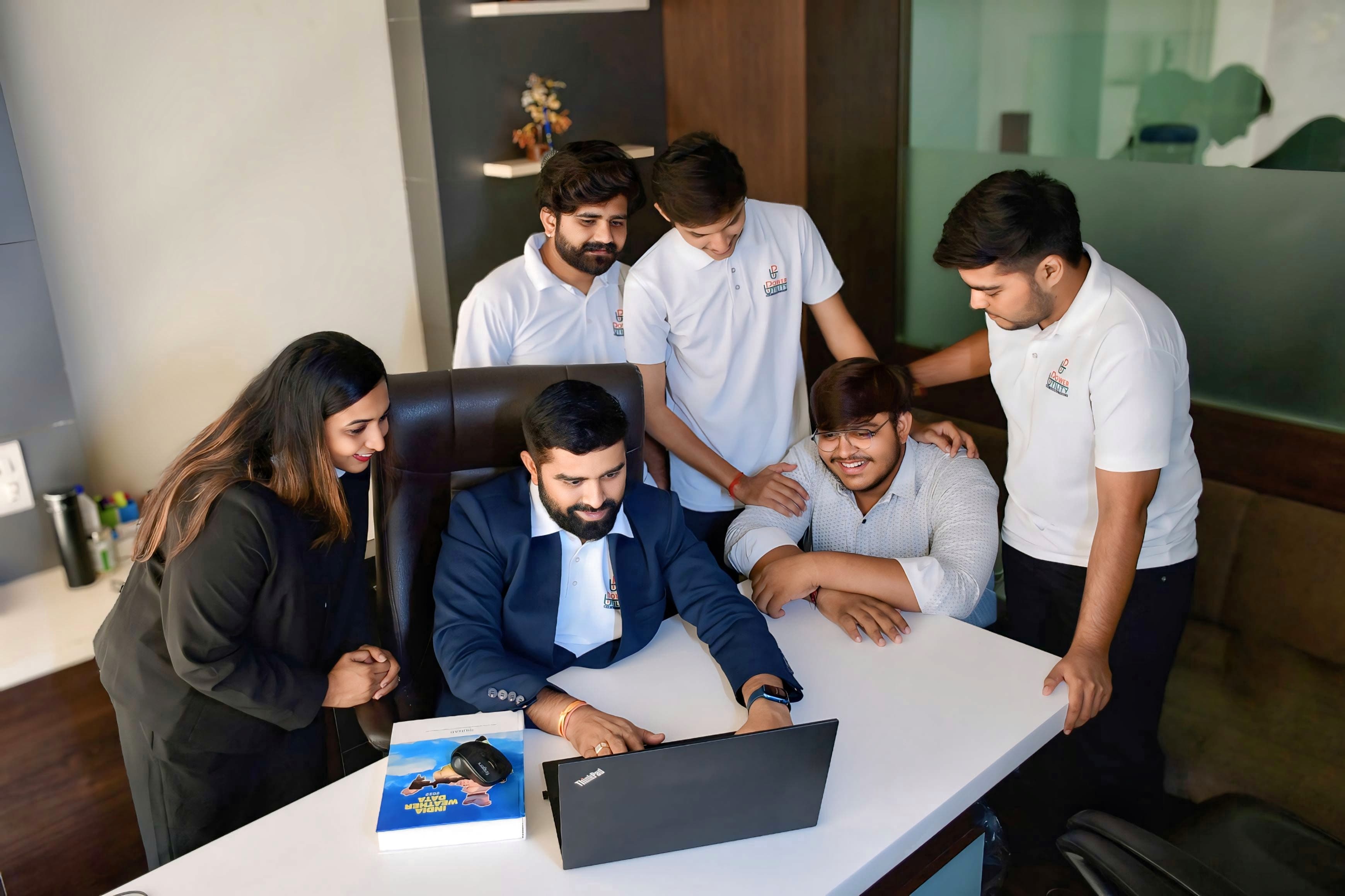 Our team at work